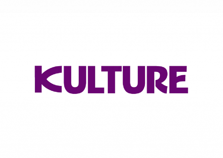Logo de l'application Kulture que nous avons créé, en violet et écriture grasse