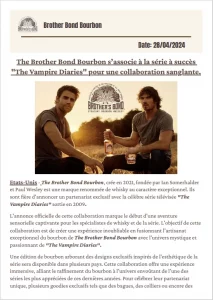 Communiqué de presse que nous avons écris avec tous les détails de l'évènement. Destiné aux journalistes