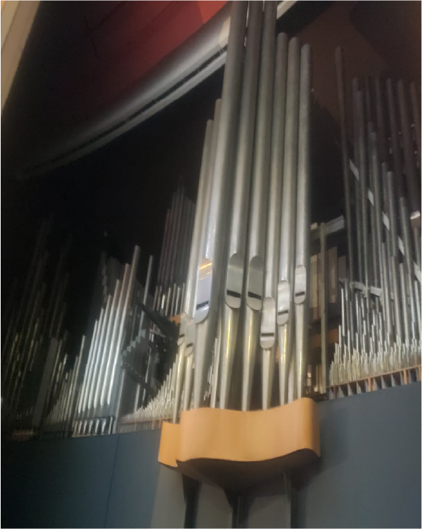 Photo de l'orgue à l'auditorium de Lyon