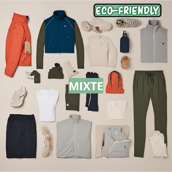 2eme slide du carrousel écologique avec des habits eco-friendly unisexe