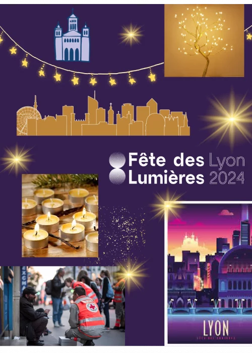 Moodboard fête des lumieres